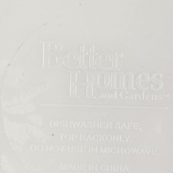 Set of 9 BETTER HOMES & Gardens Citrus Blossom Dinner Plates Lime Green Melamine - Picture 3 of 4